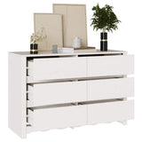 Chest of Drawers with Drawer Drammen White 111 x 43 x 73.5 cm 42003051