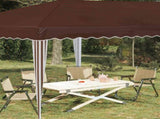 Pop-up Party Tent 575 x 290 x 245 cm Brown 42019786