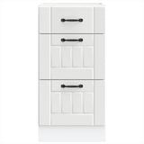 Kitchen Base Cabinet Lucca White Engineered Wood 854230