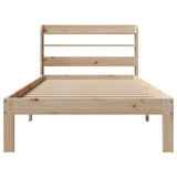 Bed Frame with Headboard without Mattress 100x200 cm 3306784