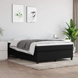 Box Spring Bed Frame Black Double Fabric 3121201