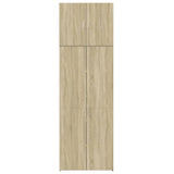 Highboard Sonoma Oak 80x42.5x249 cm Engineered Wood 3281366