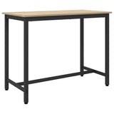 Table Sonoma Oak 100 x 50 x 76.5 cm Engineered Wood and Steel 873745