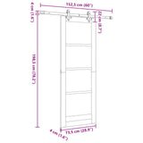Sliding Door ORKDAL 73.5 x 198.5 cm Engineered Wood 3450184