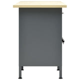 145348 Workbench Black 160x60x85 cm Steel