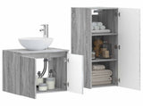 Bathroom Furniture Set 2 pcs Grey Sonoma 33 x 34.5 x 100 cm 3406119