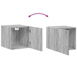 Slim Storage Cabinet Grey Sonoma 40x42.5x225 cm Engineered Wood 3281285