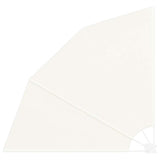 Balcony Privacy Screen 160 x 160 cm Polyester Cream 42000945