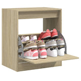 Shoe Cabinet Sonoma Oak 60x42x69 cm Engineered Wood 839982