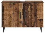 Bathroom Sink Cabinet HAARLEM Old Wood 59.5 x 31.5x 59 cm 896793