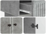 Sideboard Concrete Grey 66 x 34.5 x 95 cm Engineered Wood 893978