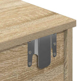 Wall Shelf with Drawers Sonoma Oak 100x37.5x19 cm Engineered Wood 859961