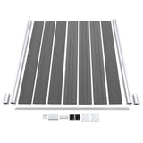 Garden Fence WPC 180x186 cm Grey 49067