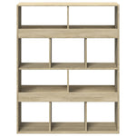 Bookcase Sonoma Oak 100x33x125.5 cm Engineered Wood 3309359