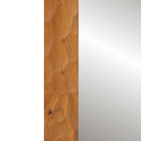 Bathroom Mirror 50x70x2.5 cm Solid Wood Acacia and Glass 356886