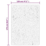 Rug OVIEDO Short Pile Grey 120x170 cm 375534