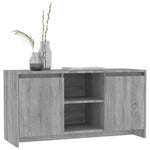 TV Cabinet Grey Sonoma 102x37.5x52.5 cm Engineered Wood 813021