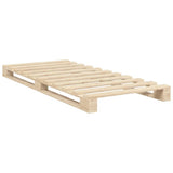 Bed Frame without Mattress with Headboard 90x200 cm Solid Wood 3281538
