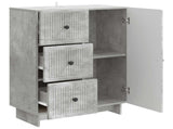 Sideboard Concrete Grey 66 x 34.5 x 90 cm Engineered Wood 893938
