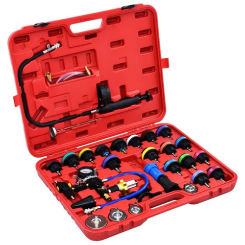 28 Piece Cooling System & Radiator Cap Pressure Tester 210533