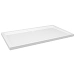 ZNTS Rectangular ABS Shower Base Tray White 70x120 cm 148905
