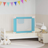 Toddler Safety Bed Rail Blue 90x25 cm Fabric 10207