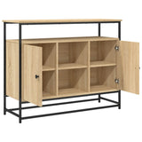 Sideboard Sonoma Oak 100x35x80 cm Engineered Wood 835540