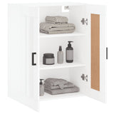 Wall Mounted Cabinet White 69.5x34x90 cm Engineered Wood 830380