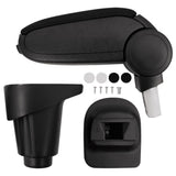 Car Armrest Black 14x35x cm ABS 154669