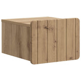 Wall-Mounted Bedside Cabinet 2 pcs Artisan Oak Engineered Wood 898274