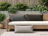Cushion with Pillow HOUTEN 6 pcs Black Polyester 934055