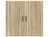 Wall Cabinet PORTO Sonoma Oak 80 x 31 x 100 cm Engineered Wood 885497