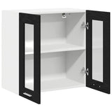 Hanging Cabinet Black Oak 60 x 31 x 60 cm Engineered Wood 863152
