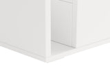 High Gloss Coffee with Open Storage, LED lights, Centre with glass tabletop, Sofa Side N605P368345W