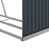 Log Holder Anthracite 120x45x100 cm Galvanised Steel 364563