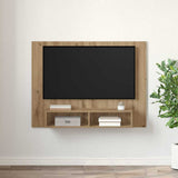 TV Cabinet Set Artisan Oak 120 x 23.5 x 90 cm Engineered Wood 875186