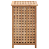 247603 Laundry Bin 39x39x65 cm Solid Walnut Wood