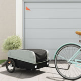 Bike Trailer Black and Grey 45 kg Iron 94042