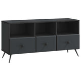 TV Cabinet with Drawer Black 102 x 34.5 x 50 cm Engineered Wood 895596
