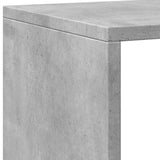 Book Cabinet Concrete Grey 137.5x29x137.5 cm Engineered Wood 3310292