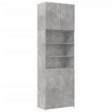 Highboard Concrete Grey 80x42.5x249 cm Engineered Wood 3281360