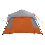Instant Tent Grey and Orange 8-Person 42017486