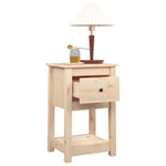 ZNTS Bedside Cabinets 2 pcs 40x35x61.5 cm Solid Wood Pine 821730