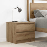 Bedside Cabinet Artisan Oak 50x40x43.5 cm Engineered Wood 856520