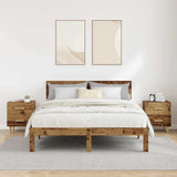 Bed Cabinet 2 pcs Old Wood 40 x 35 x 47.5cm Engineered Wood 880550