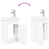 Bathroom Vanity Unit with Tap White 40.5 x 22.5 x 62 cm 889521