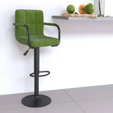 Bar Stool Light Green Velvet 334650
