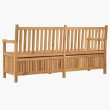 Garden Storage Bench Brown 180 x 60 x 90 cm Solid teak wood 42001961