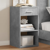 Bedside Cabinets 2 pcs Concrete Grey 35x34x65 cm Engineered Wood 840583
