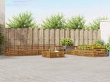 Outdoor Sofa Set 8 pcs Natural Solid Acacia Wood 3373124